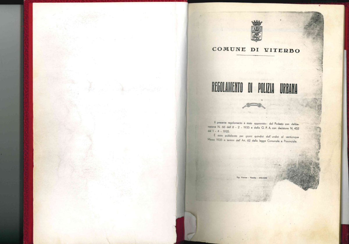 Regolamento PL 1935